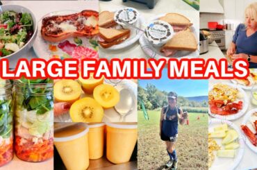 Large Family Meals of the Week, Big Meal Prepping for 10, Healthy Eating + Life Adventures!