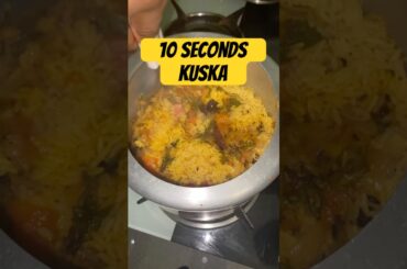 KUSKA | 6 ingredients Kuska | Easy recipe for beginners | Bachelors | Seconds Cooking | #kuska #rice