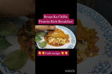 Quick and Healthy breakfast #bollywood #reels #food #healthyfood #gymlover #besanchilla