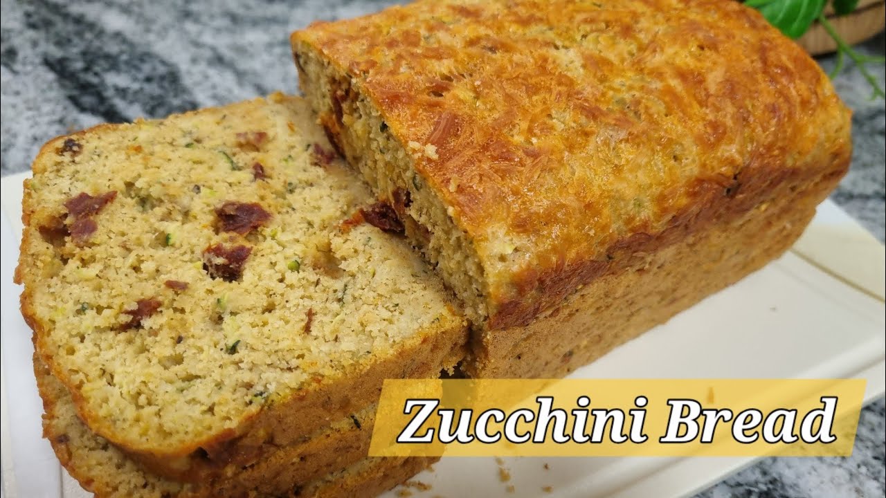 Savoury Zucchini Bread – Healthy and easy snack recipe – No sugar bread Savoury Zucchini Bread - Healthy and easy snack recipe - No sugar bread