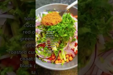Healthy Chickpeas Salad Recipe | Protein Packed Weight Loss Salad  | Easy & Quick