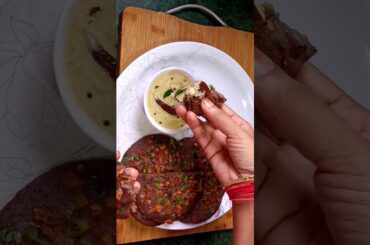 Instant Ragi Uttapam Recipe | Ragi Uttapam Recipe | Healthy Breakfast