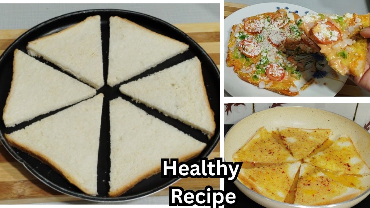 2 Minutes Bread Recipe | Healthy Bread Egg Sandwich Pizza | New Recipe | Bread Egg Sandwich Recipe 2 Minutes Bread Recipe | Healthy Bread Egg Sandwich Pizza | New Recipe | Bread Egg Sandwich Recipe