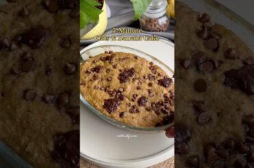 Oats banana cake | Healthy cake recipes | Weight loss recipes | Guilt free desserts #shorts