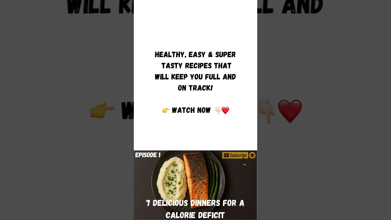 7 Healthy Dinners for a Calorie Deficit | Easy & Tasty Recipes #shorts #healthyrecipes #food 7 Healthy Dinners for a Calorie Deficit | Easy & Tasty Recipes #shorts #healthyrecipes #food