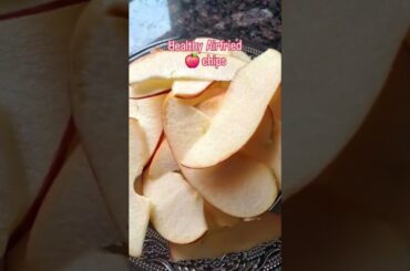 Healthy apple chips/Airfryer snacks #recipe #food ##healthysnacks