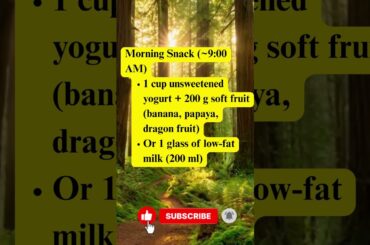 Healthy Daily Meal Plan for Seniors