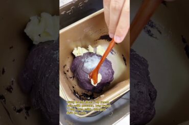 Blueberry Boba dessert Breakfast Buns | Stuffed with Surprises#boba #healthy #fyp #baking #bread