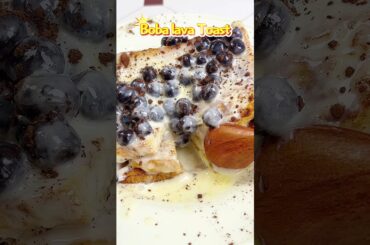 Baking Boba Lava Toast 10 Minute Bomb Lazy Cook’s Victory#boba #healthy #fyp #baking #toast