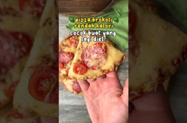 resep pizza brokoli rendah kalori cocok untuk yang lagi diet! #shortsvideo #resepmudah #resepsimple