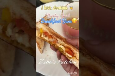 Breakfast easy and yum recipes #breakfast #nashtarecipe #explore #recipe #food #sandwich #ytshorts