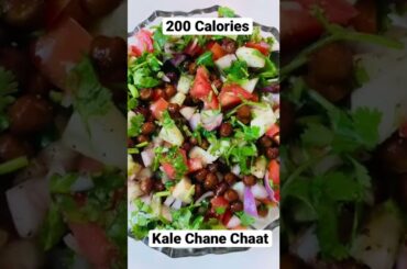 Weight loss snacks under 300 calories Part 2| Kale Chane Chaat