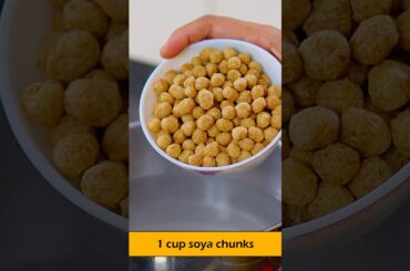 Healthy Soya Chunks Recipe | Quick Lunch & Dinner Recipe