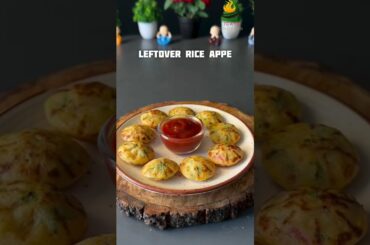 LEFTOVER RICE APPE l Healthy breakfast Recipes #recipe #shortvideo #food