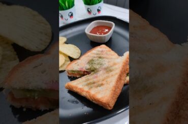 Veg Sandwich Recipe        #shorts #sandwich #youtube #trendingshorts #viralvideo #vegsandwich #food