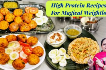 High Protein Recipes For Weightloss | Breakfast Recipe | Weightloss Paratha For Lunch Dinner