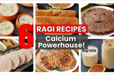 6Ragi Recipes for Weightloss | How to Make Ragi Idli | Ragi Roti | Ragi Milk | Finger Millet Recipes