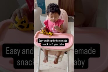 “1 Year Baby Snack Recipe | Easy & Healthy Homemade Baby Food Ideas”