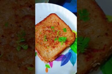 Easy Breakfast Recipe | Easy Toast #shorts #viral #breadrecipe