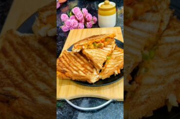 healthy sandwich Recipe for weight loss|Grilled sandwich just 5 Mints #viralvideo #weightloss #food