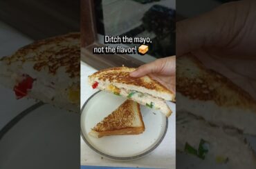 No Mayo, No Guilt! Healthy Hung Curd Sandwich | Quick & Easy Snack Recipe