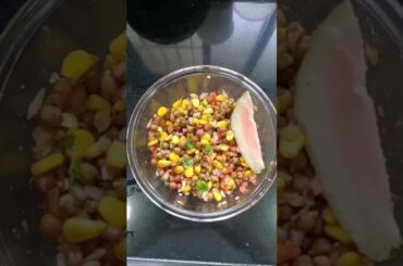 Chana Corn Chaat #healthy #diet #chana #corn #chaat #recipe #shorts #viralshorts