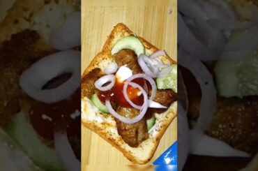 Healthy sandwich recipe|Kabab sandwich recipe #fyp #shorts #youtubeshorts #sandwich