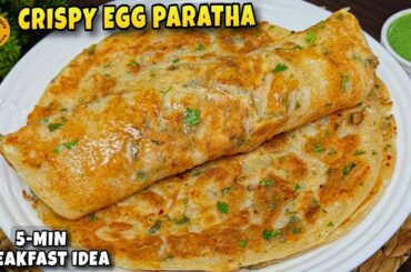 Crispy Egg Paratha Recipe | Healthy Breakfast |Street Style Egg Paratha Recipe | Anda Paratha Recipe