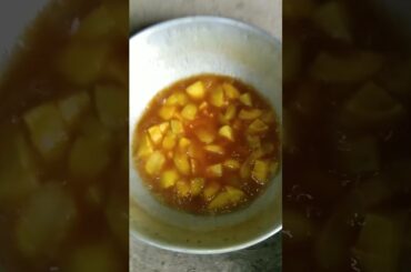 Raw mango sweet chatni#cooking #food#simple#shorts#trending#health#minivlog#rawmango#rawmangochutney