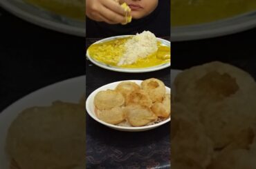 Kadhi Chawal Pakode Eating Challenge #shorts #viral #eating