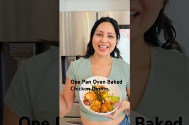 Weight Loss Quick Dinner -High Protein One-Pan Chicken Dinner #weightlossrecipes