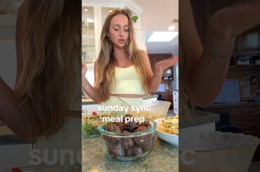 Sunday sync meal prep ft. the follicular phase yummmm #healthyrecipes #cyclesyncing #mealprep
