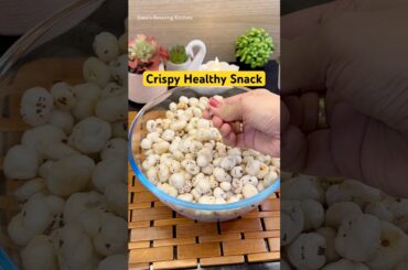 Healthy Roasted Makhana Snack | Baby & Elders Ke Liye | Easy Makhana Recipe #healthy #recipe #shorts