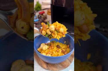 Poha Chivda - Healthy Snacks Recipe - Air Fryer Recipe #shorts