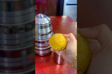 Today’s lunchbox recipe: Potato kulambu with cauliflower gravy & laddu #shortsfeed #lunchideas #yt