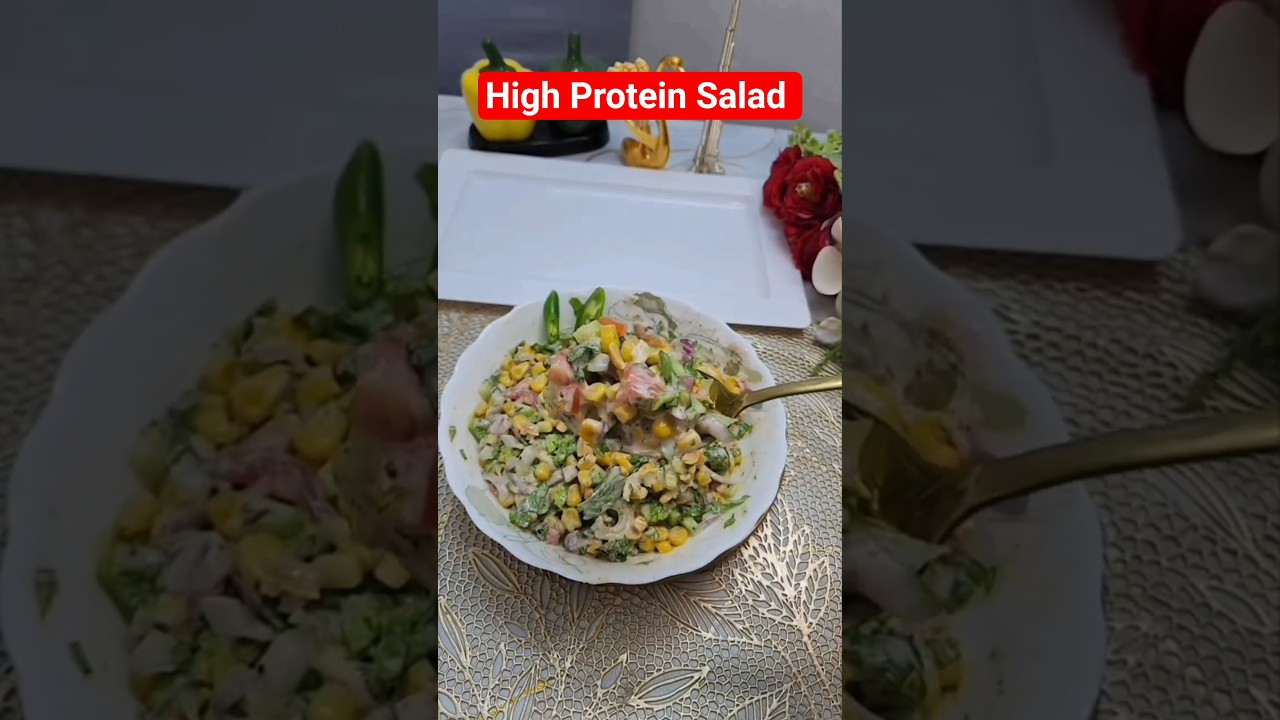 Healthy Corn Salad Recipe #salad #protein #shorts #healthysalad #quickrecipe #viral Healthy Corn Salad Recipe #salad #protein #shorts #healthysalad #quickrecipe #viral