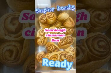 Sourdough cinnamon bun. Super healthy and tasty snack #sourdough recipe #cinnamonrolls #sourdoughbun