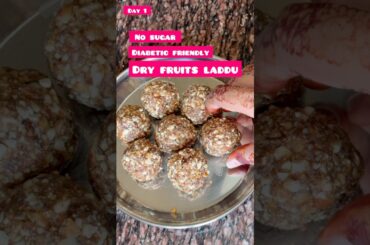 Sugar-Free Dry Fruit Ladoo | Healthy Indian Sweet for Weight Loss & Diabetes #diwalispecial #recipe