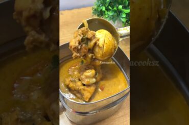 Lunch recipe: Chittrana n Chicken kulambu and fry | fruit #shortsfeed #lunchideas #lunchbox