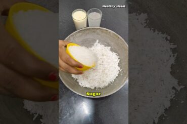 Healthy Narkler Naru | Coconut Laddu Recipe #shorts #viral #food #ytshort #healthyfood #healthyhesel
