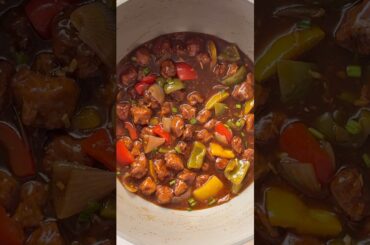 easily the tastiest soya chunks recipe ~ *healthy* soya manchurian