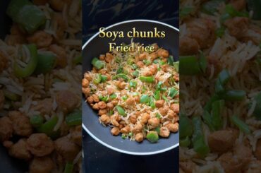 Soya chunks fried rice #weightlossdiet #telugufood #healthyrecipes #telugufitness