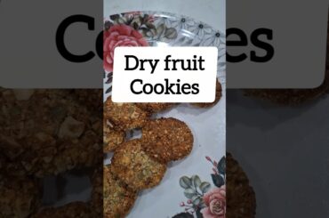 Dry Fruit cookies | Healthy snack recipe #shorts