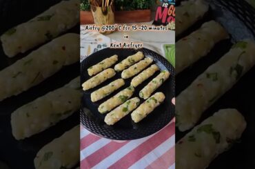 Crispy Sabudana Fries with Green Chutney | KENT Air Fryer Healthy Snack Recipe