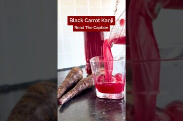 Black Carrot Kanji Recipe | Holi |Probiotic #healthy #easyrecipe #guthealth #seasonal #holispecial