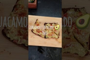 guacamole toast #avacadotoast  #guacamole #breadtoast #snacks #healthy #shorts
