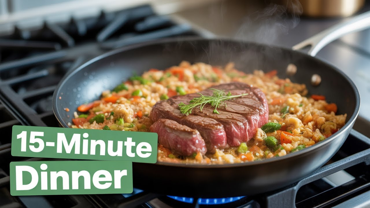 How to Make a Super Healthy Steak Dinner in 15 Minutes! How to Make a Super Healthy Steak Dinner in 15 Minutes!