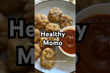 No Maida , Healthy wheat flour-Sooji Momo | #momofhungrykids  #healthymomo #shorts  #trendingrecipe
