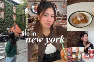 Living in NYC | what i eat, healthy recipes & hair makeover