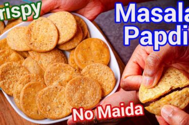 Masala Papdi Recipe | Perfect Crispy Papdi for Chaat | Healthy No Maida Snack Idea